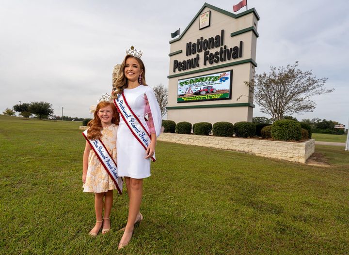 National Peanut Festival Winners Leah Whitehead and Ada Donaldson