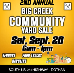 Big Creek Community Yard Sale